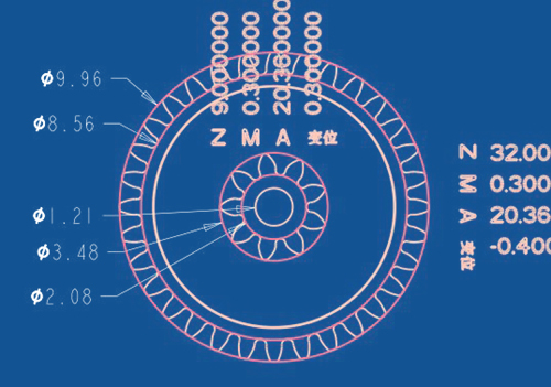 精密小模数双联齿轮1